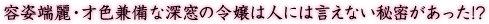 容姿端麗・才色兼備な深窓の令嬢は人には言えない秘密があった!?