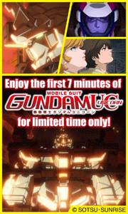 Enjoy the first 7 minutes OF Gundam UC forlimited time only!